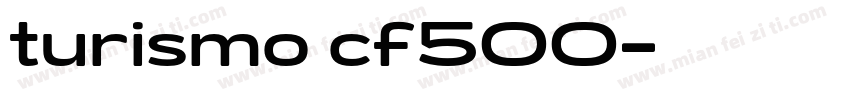 turismo cf500字体转换